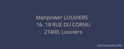 Manpower LOUVIERS
