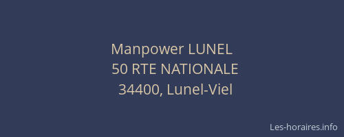 Manpower LUNEL