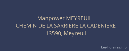 Manpower MEYREUIL