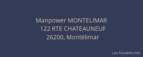 Manpower MONTELIMAR