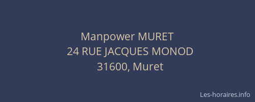 Manpower MURET
