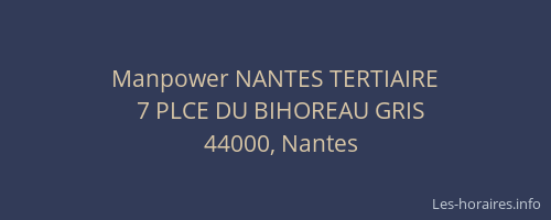 Manpower NANTES TERTIAIRE
