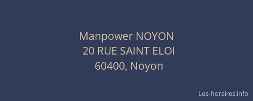 Manpower NOYON