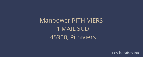 Manpower PITHIVIERS