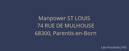 Manpower ST LOUIS