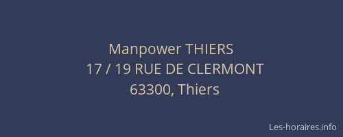 Manpower THIERS