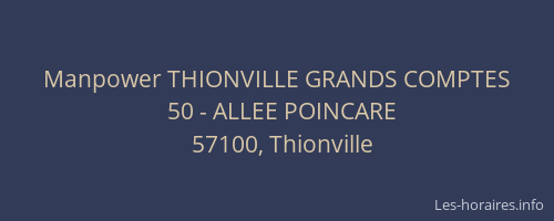 Manpower THIONVILLE GRANDS COMPTES