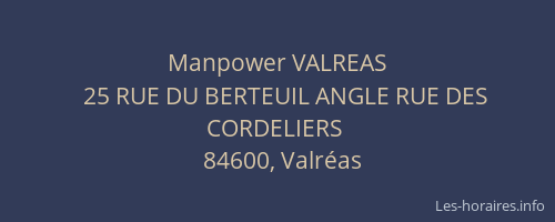 Manpower VALREAS