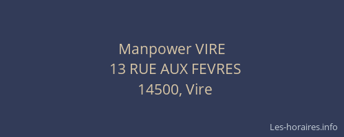 Manpower VIRE