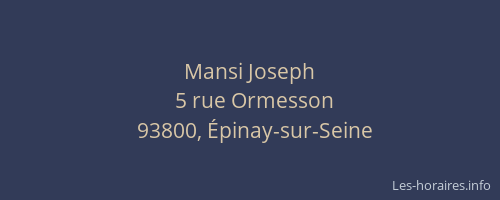 Mansi Joseph