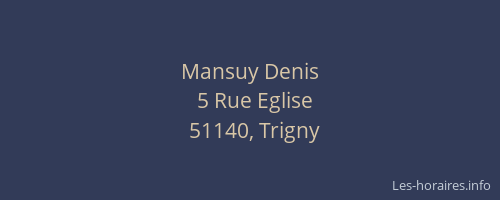 Mansuy Denis