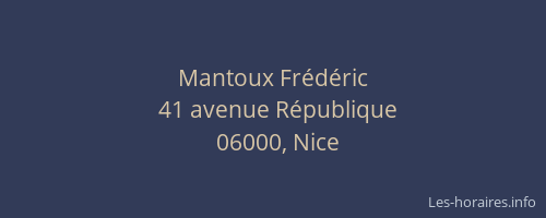 Mantoux Frédéric