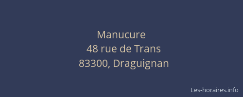 Manucure