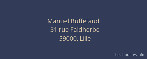 Manuel Buffetaud