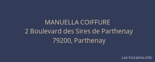 MANUELLA COIFFURE