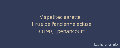 Mapetitecigarette