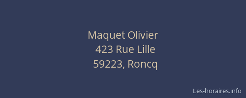 Maquet Olivier