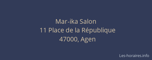 Mar-ika Salon