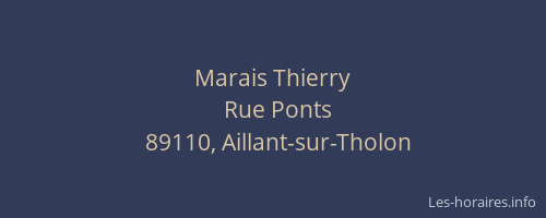 Marais Thierry