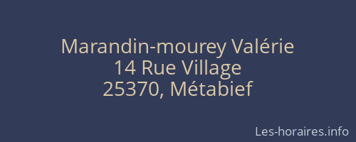 Marandin-mourey Valérie