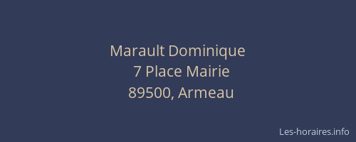 Marault Dominique