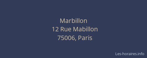 Marbillon