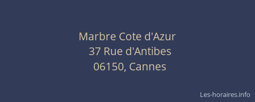 Marbre Cote d'Azur