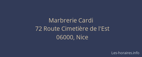 Marbrerie Cardi