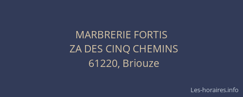MARBRERIE FORTIS