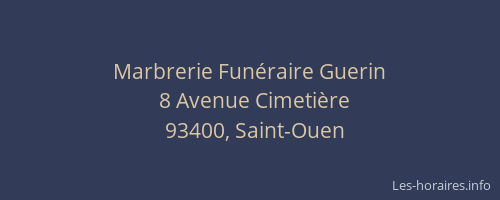 Marbrerie Funéraire Guerin