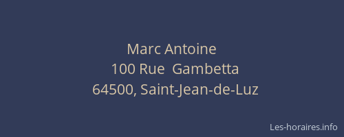 Marc Antoine