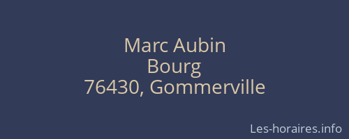 Marc Aubin