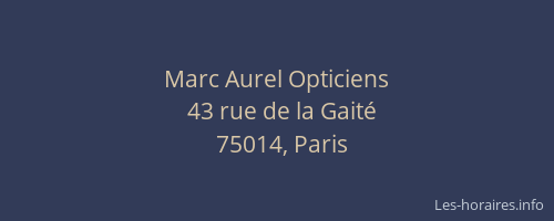 Marc Aurel Opticiens