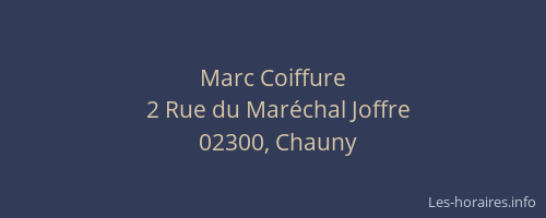 Marc Coiffure