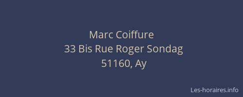 Marc Coiffure