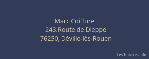 Marc Coiffure