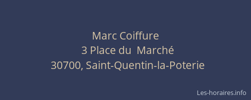 Marc Coiffure