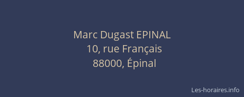 Marc Dugast EPINAL