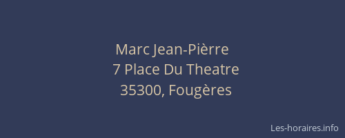 Marc Jean-Pièrre