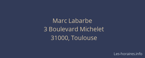 Marc Labarbe