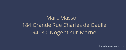 Marc Masson