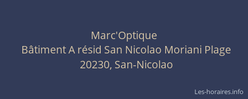 Marc'Optique