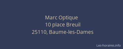 Marc Optique