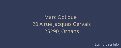 Marc Optique