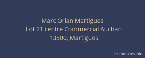 Marc Orian Martigues