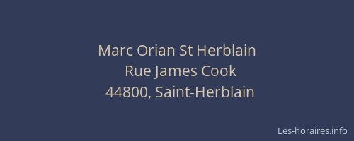 Marc Orian St Herblain