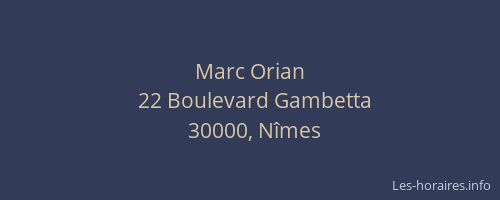 Marc Orian