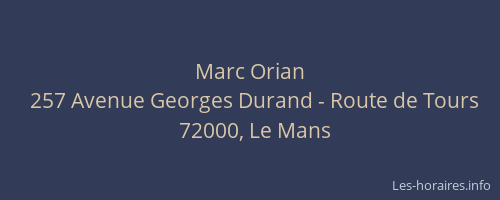 Marc Orian