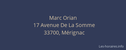 Marc Orian
