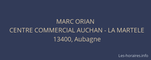 MARC ORIAN